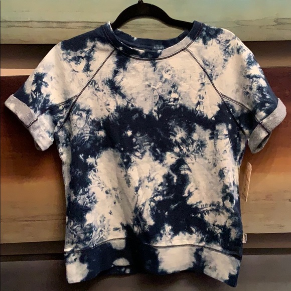 Burton Tops - Burton | Short Sleeve Tie Dyed Sweatshirt